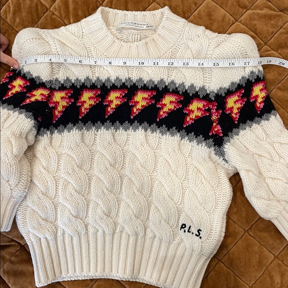 Philosophy di Lorenzo Serafini Merino Wool Sweater, Size 2 - Picture 14 of 14